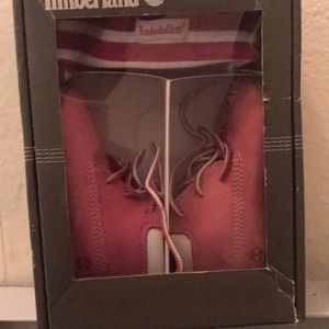 Baby girl crib timberlands